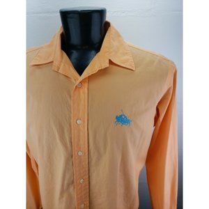 Ralph Lauren Mens Large Classic Fit Double-Pony L/S Button Shirt